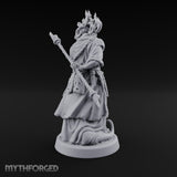 Face Borrowing Lich Sorcerer Miniature for Dungeons and Dragons, Pathfinder or other TTRPGs