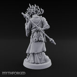 Face Borrowing Lich Sorcerer Miniature for Dungeons and Dragons, Pathfinder or other TTRPGs