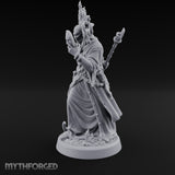 Face Borrowing Lich Sorcerer Miniature for Dungeons and Dragons, Pathfinder or other TTRPGs