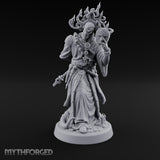 Face Borrowing Lich Sorcerer Miniature for Dungeons and Dragons, Pathfinder or other TTRPGs