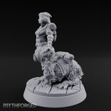 Falcon Toting Human Ranger Miniature for Dungeons and Dragons, Pathfinder or other TTRPGs