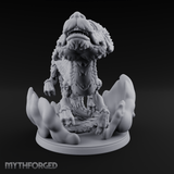 Air Swimming Overgrown Blink Dog Miniature for Dungeons and Dragons, Pathfinder or other TTRPGs