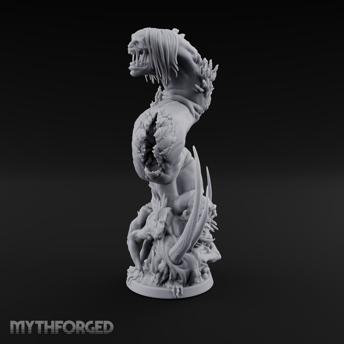 Uncoils Mid-Scream Neothelid Worm Horror — 1 Head