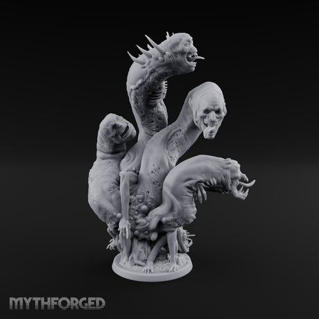 Uncoils Mid-Scream Neothelid Worm Horror — 4 Heads (40mm)