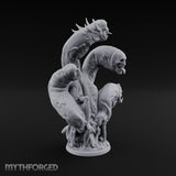 Uncoils Mid-Scream Neothelid Worm Horror — 4 Heads (40mm)