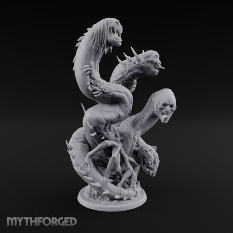 Uncoils Mid-Scream Neothelid Worm Horror — 4 Heads (50mm)
