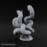 Uncoils Mid-Scream Neothelid Worm Horror — 4 Heads (50mm)