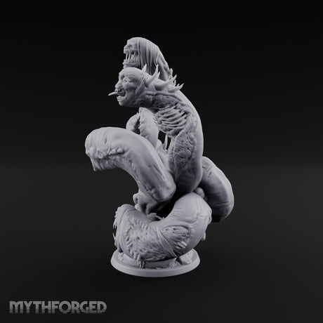 Uncoils Mid-Scream Neothelid Worm Horror — 4 Heads (50mm)