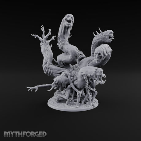 Uncoils Mid-Scream Neothelid Worm Horror — 5 Heads