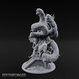 Uncoils Mid-Scream Neothelid Worm Horror — 8 Heads