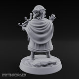 Familiar Clutching Hand Raised Halfling Empath Miniature for Dungeons and Dragons, Pathfinder or other TTRPGs
