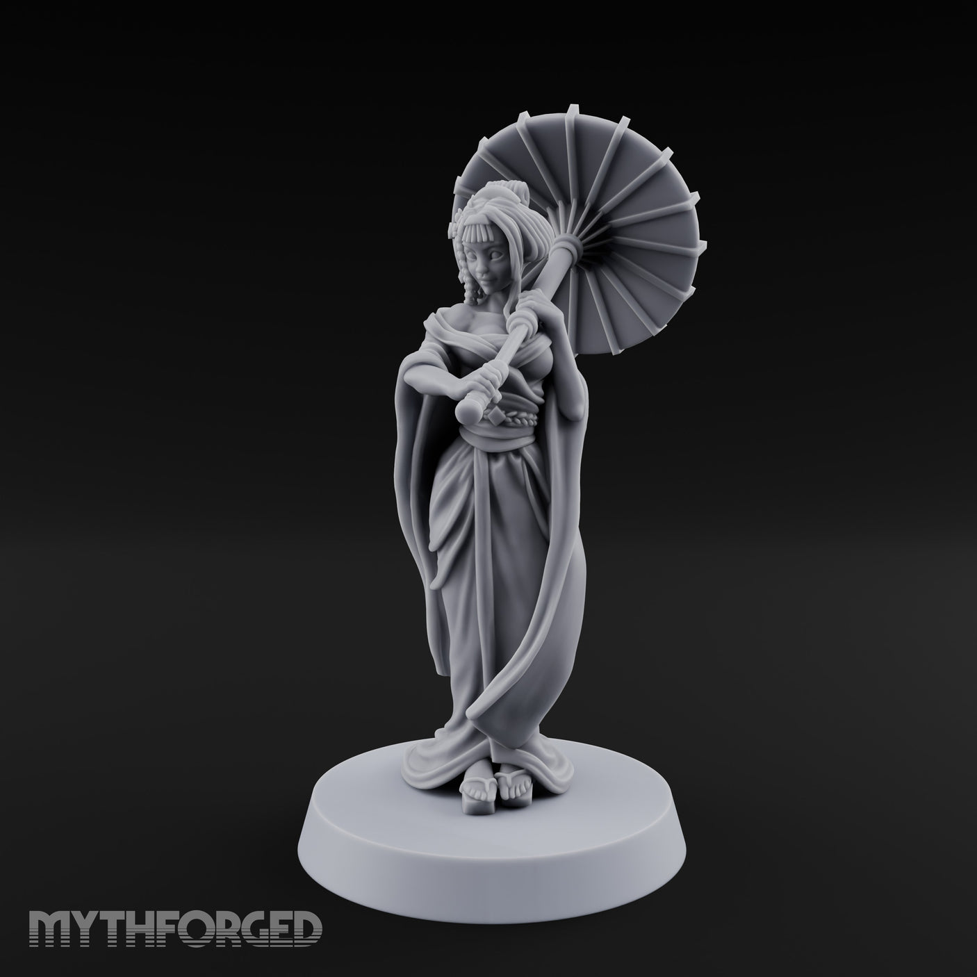 Fan Dancing Human Geisha Model B gallery 8
