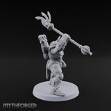 Judgment Swings Down Gnoll Armoured Jackal Warrior with Ankh and Staff