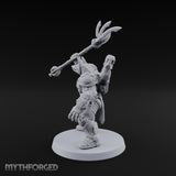 Judgment Swings Down Gnoll Armoured Jackal Warrior with Ankh and Staff