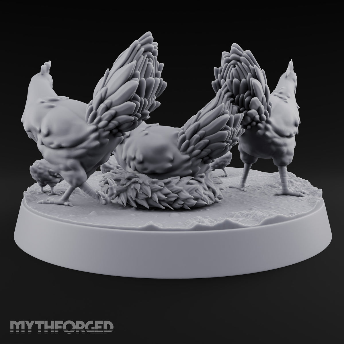 Who Ruffled the Roost Chicken Beast Family