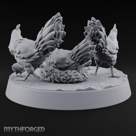 Who Ruffled the Roost Chicken Beast Family
