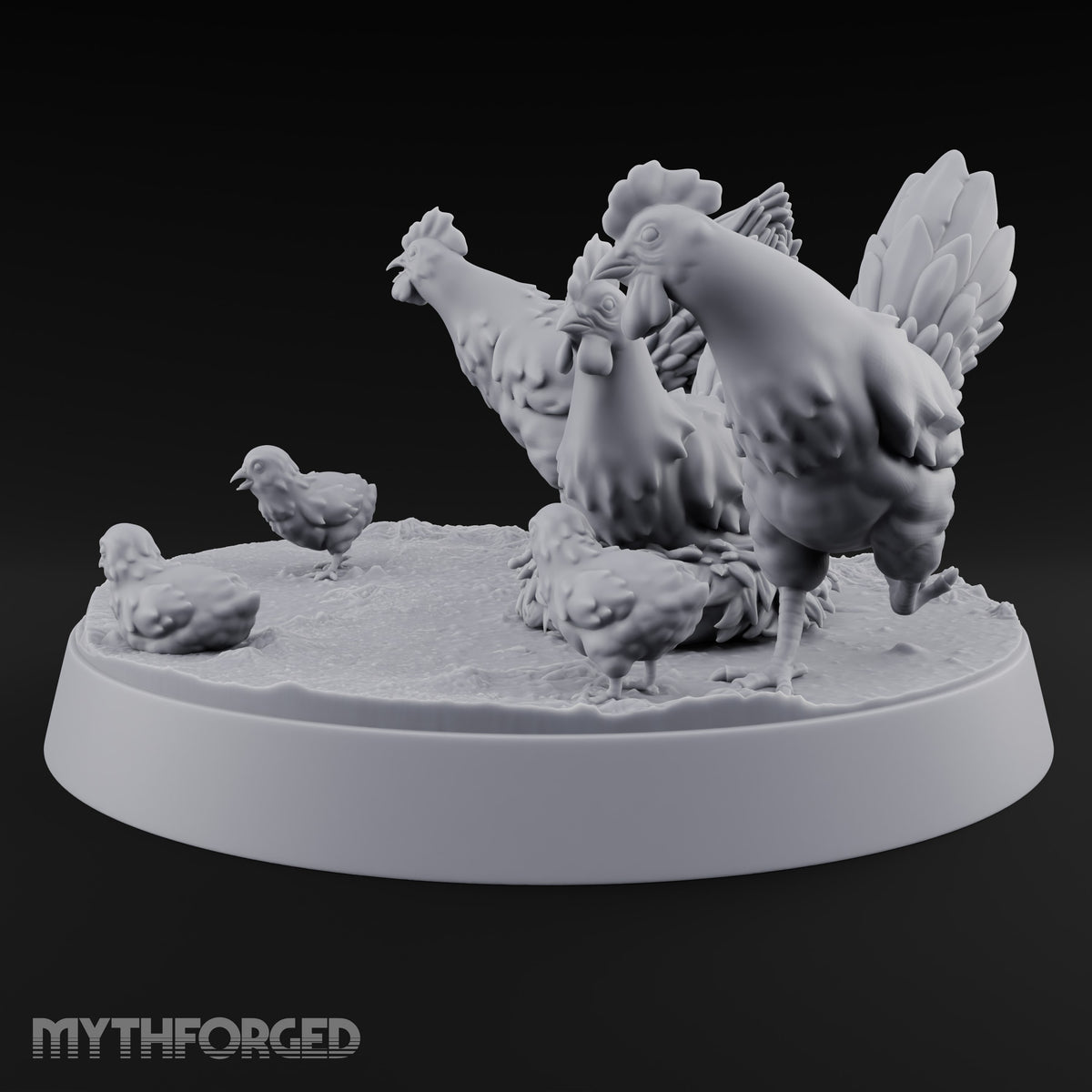 Who Ruffled the Roost Chicken Beast Family