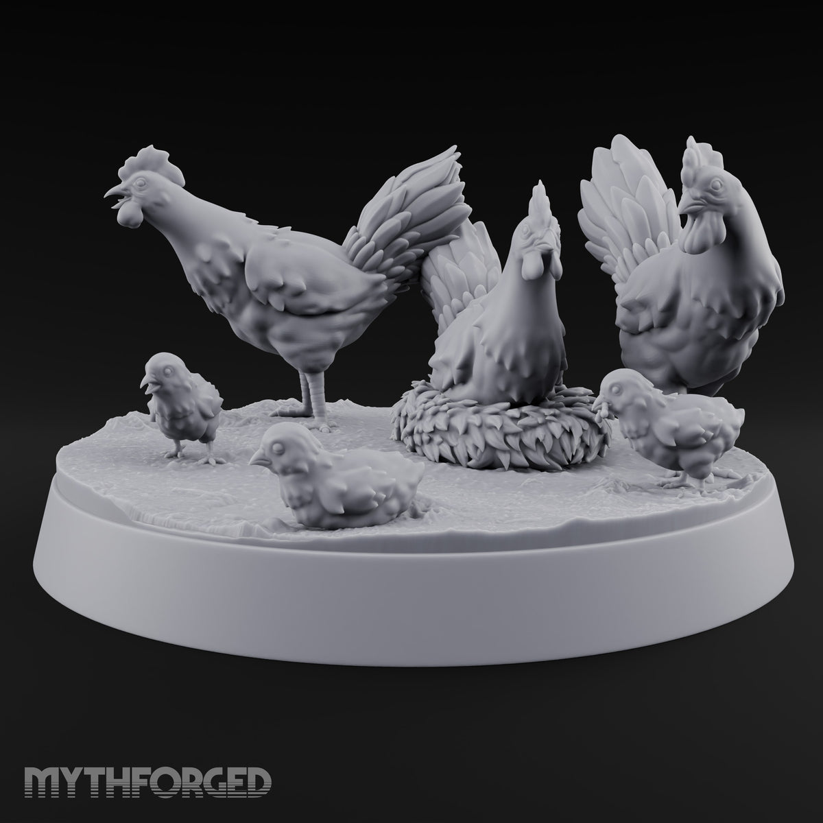 Who Ruffled the Roost Chicken Beast Family