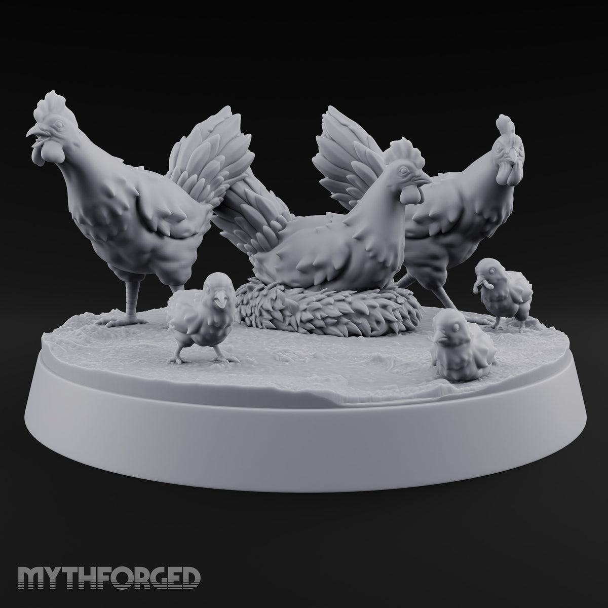 Who Ruffled the Roost Chicken Beast Family