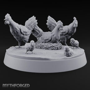 Who Ruffled the Roost Chicken Beast Family