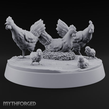 Who Ruffled the Roost Chicken Beast Family