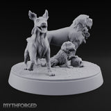 Rescue Hounds Reporting In Dog Beast Trio
