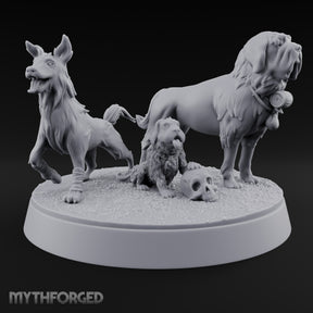 Rescue Hounds Reporting In Dog Beast Trio