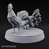 Crow Louder, Fan Wider Rooster and Turkey