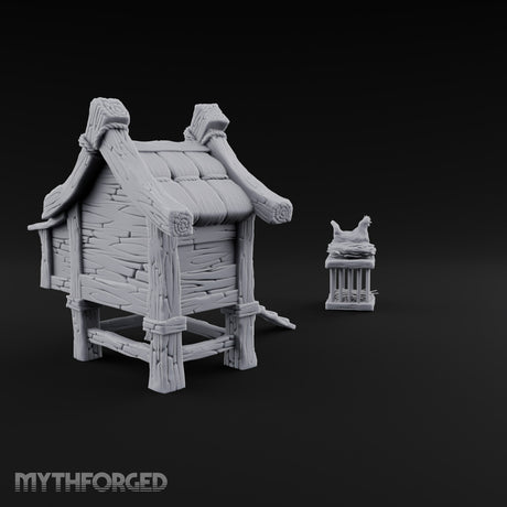 Roost Rules Apply Wooden Stilted Chicken Coop