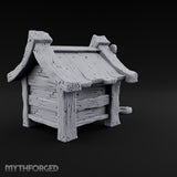 Chain Just Long Enough Wooden Farm Doghouse