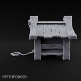 Chain Just Long Enough Wooden Farm Doghouse