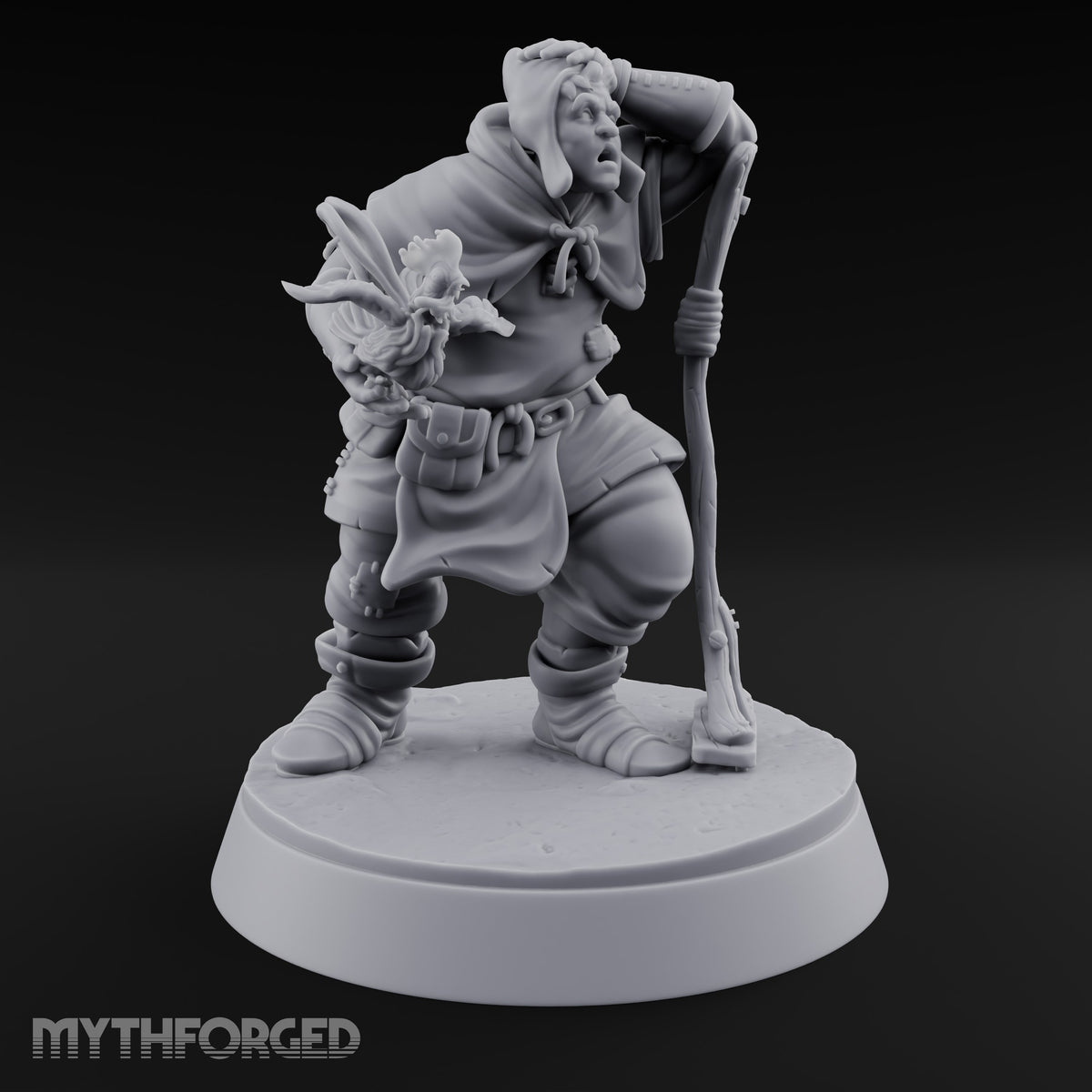 Chores Interrupted by Something Strange Human Farmer B