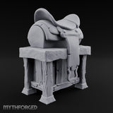 Rest Your Tack Here Wooden Saddle Stand with Saddle