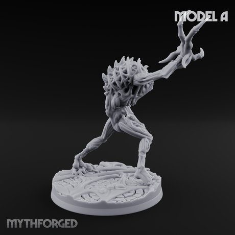 Horns Held High Star Spawn Seers A Miniature for Dungeons and Dragons, Pathfinder or other TTRPGs