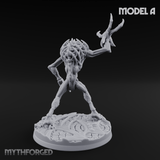 Horns Held High Star Spawn Seers A Miniature for Dungeons and Dragons, Pathfinder or other TTRPGs