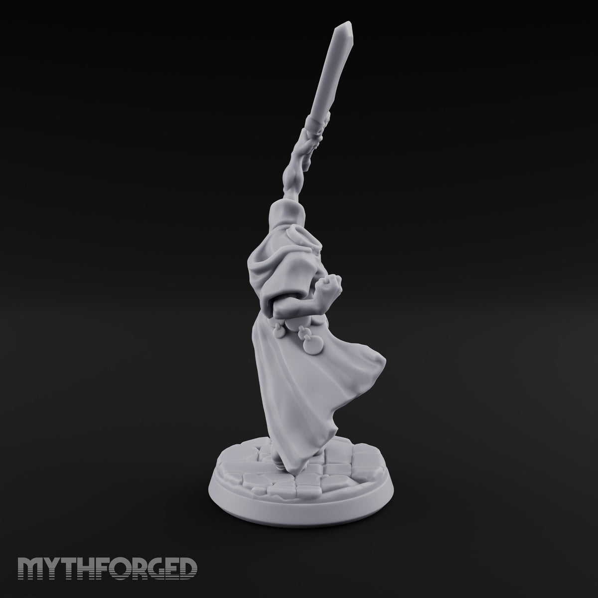 Hoods Up, Rite Begun Human Cultist A — Power Pose