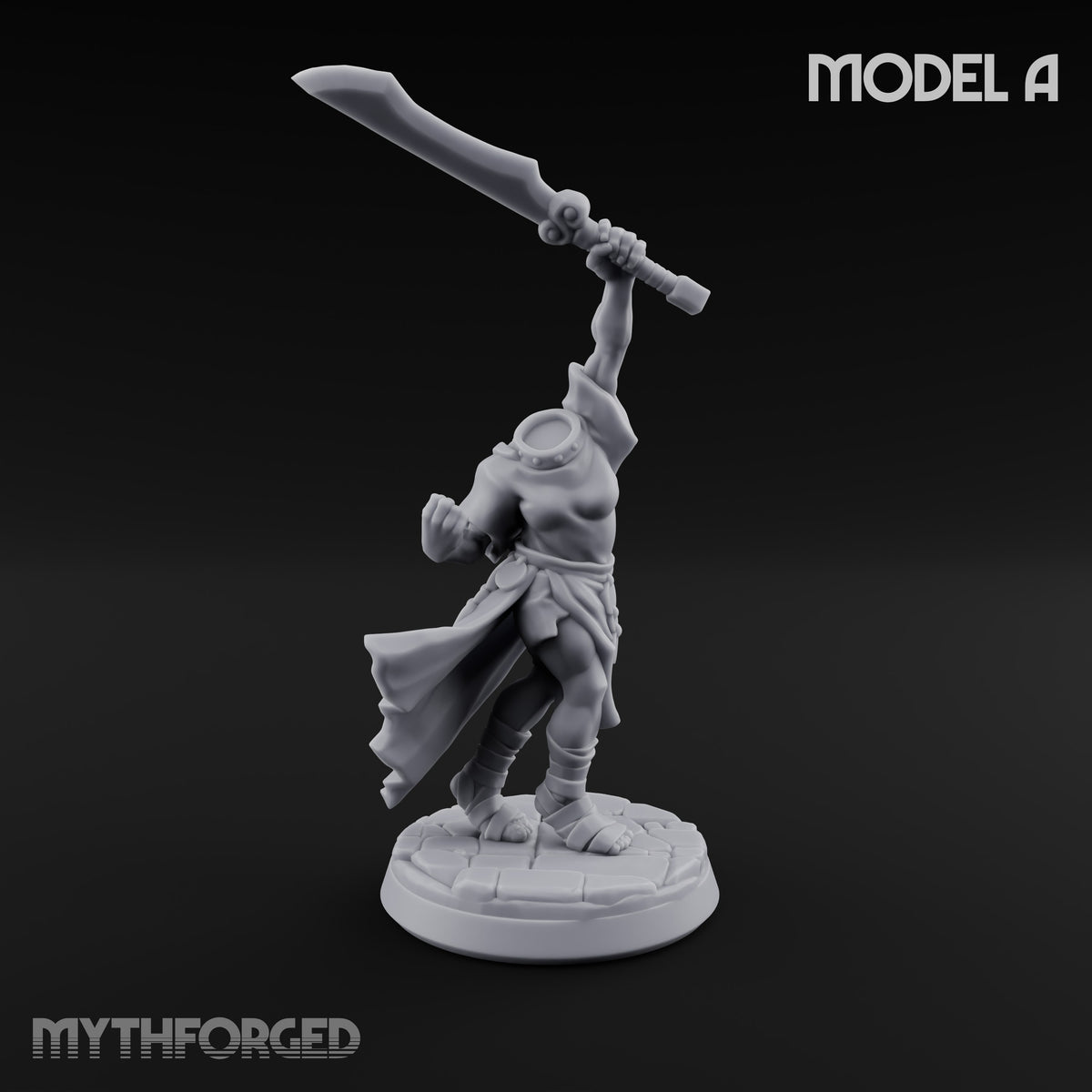 Hoods Up, Rite Begun Human Cultist A — Power Pose