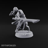 Hoods Up, Rite Begun Human Cultist A — Two-Handed Sword