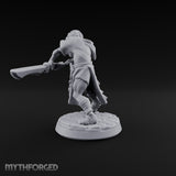 Hoods Up, Rite Begun Human Cultist A — Two-Handed Sword