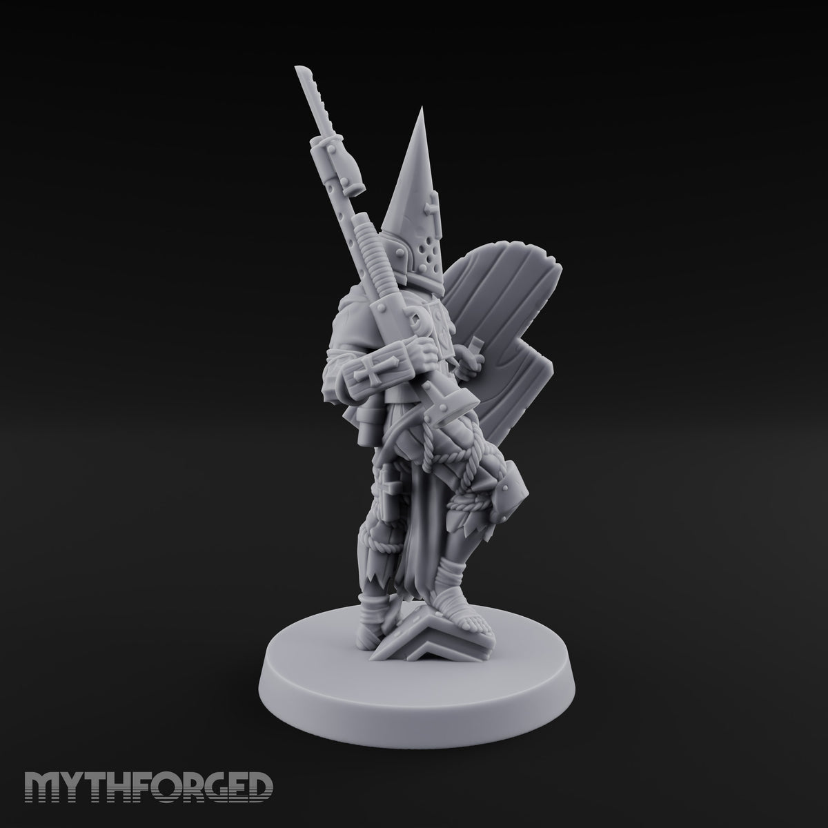 Faith Under Fire Human Pilgrim Gunner A Miniature for Dungeons and Dragons, Pathfinder or other TTRPGs