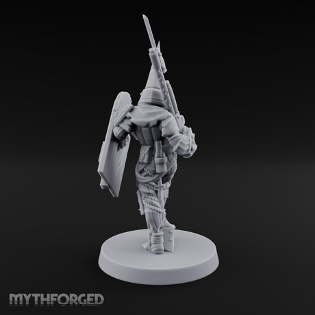 Faith Under Fire Human Pilgrim Gunner A Miniature for Dungeons and Dragons, Pathfinder or other TTRPGs