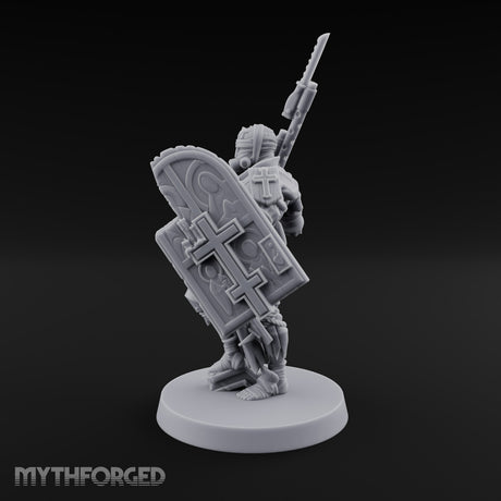 Faith Under Fire Human Pilgrim Gunner A Miniature for Dungeons and Dragons, Pathfinder or other TTRPGs