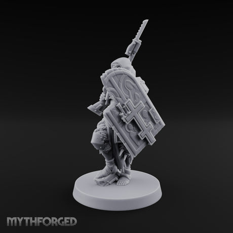 Faith Under Fire Human Pilgrim Gunner A Miniature for Dungeons and Dragons, Pathfinder or other TTRPGs