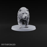 Running Wild Feral Beast and Elf Beastamer A Miniature for Dungeons and Dragons, Pathfinder or other TTRPGs