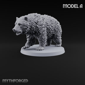 Running Wild Feral Beast and Elf Beastamer A Miniature for Dungeons and Dragons, Pathfinder or other TTRPGs