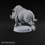 Running Wild Feral Beast and Elf Beastamer B Miniature for Dungeons and Dragons, Pathfinder or other TTRPGs