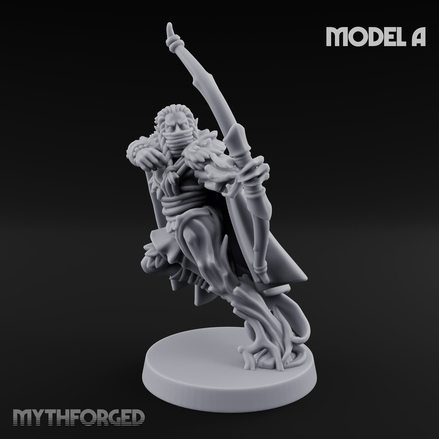 Hooded Bandit Crew Human Bandit A Miniature for Dungeons and Dragons, Pathfinder or other TTRPGs
