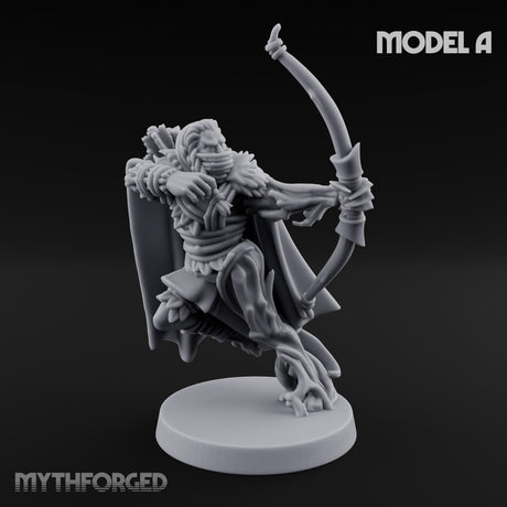 Hooded Bandit Crew Elf Bandits Miniature for Dungeons and Dragons, Pathfinder or other TTRPGs