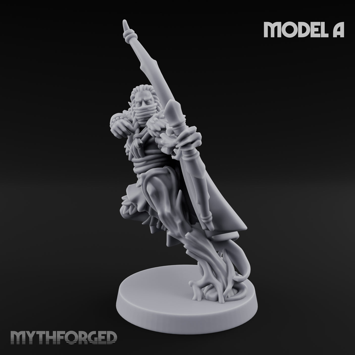 Hooded Bandit Crew Human Bandit A Miniature for Dungeons and Dragons, Pathfinder or other TTRPGs
