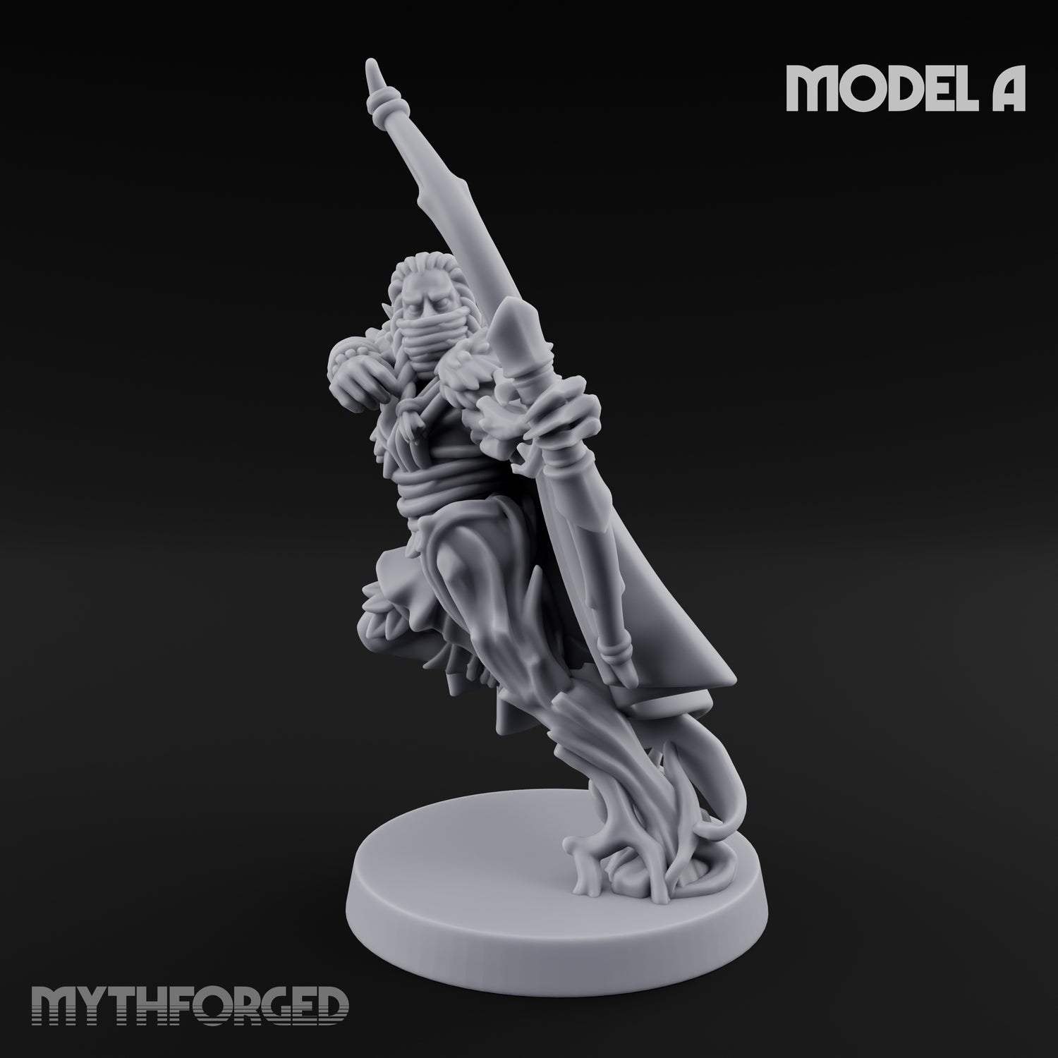 Hooded Bandit Crew Human Bandit A Miniature for Dungeons and Dragons, Pathfinder or other TTRPGs